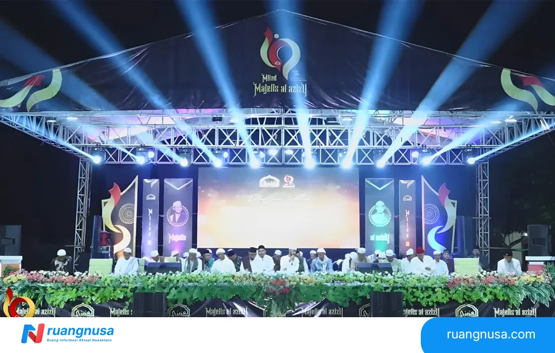Merayakan 10 Tahun Majelis Al-Azizy: 3.000 Jamaah Bersatu dalam Cinta Rasulullah